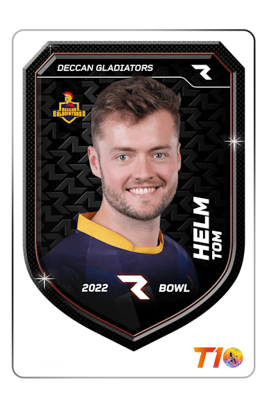 Tom Helm Player NFT Card