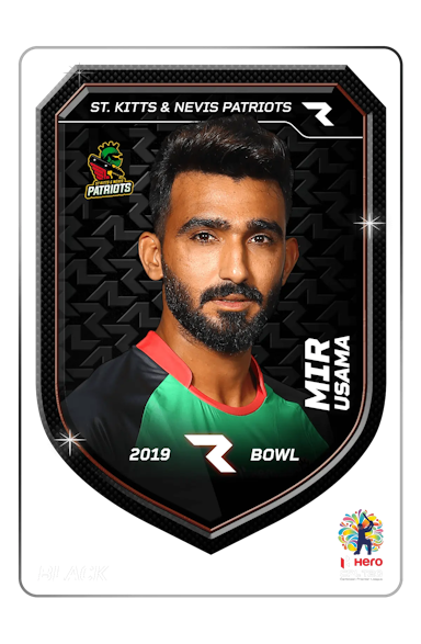 Usama Mir Player NFT Card
