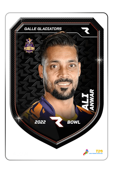 Anwar Ali Player NFT Card