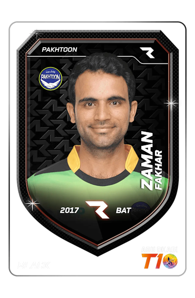 Fakhar Zaman Player NFT Card