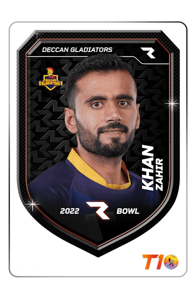 Zahir Khan Player NFT Card