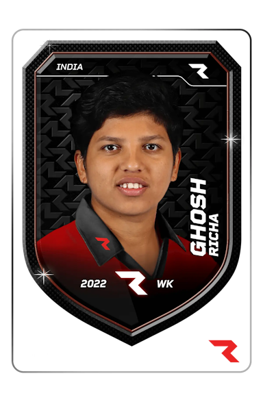 Richa Ghosh Player NFT Card