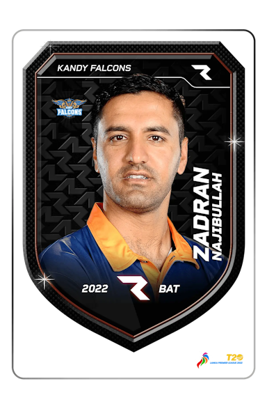 Najibullah Zadran Player NFT Card