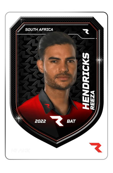 Reeza Hendricks Player NFT Card