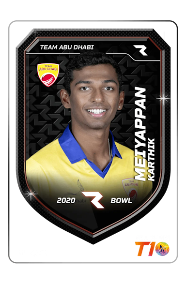 Karthik Meiyappan Player NFT card