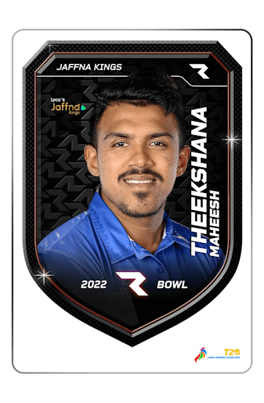 Maheesh Theekshana Player NFT Card