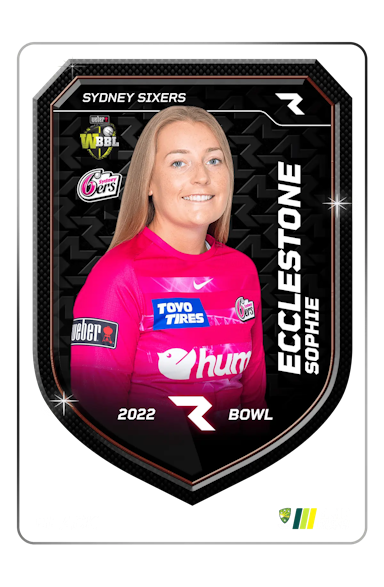 Sophie Ecclestone Player NFT Card
