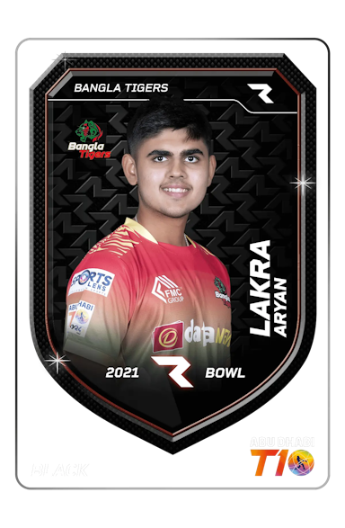 Aryan Lakra Player NFT Card