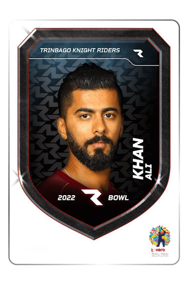 Ali Khan Player NFT Card