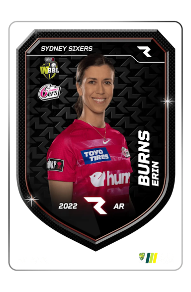 Erin Burns Player NFT Card