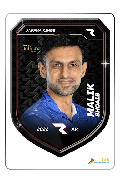 Shoaib Malik Player NFT Card