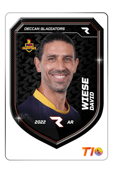 David Wiese Player NFT Card
