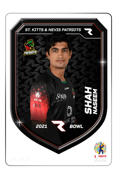 Naseem Shah Player NFT Card