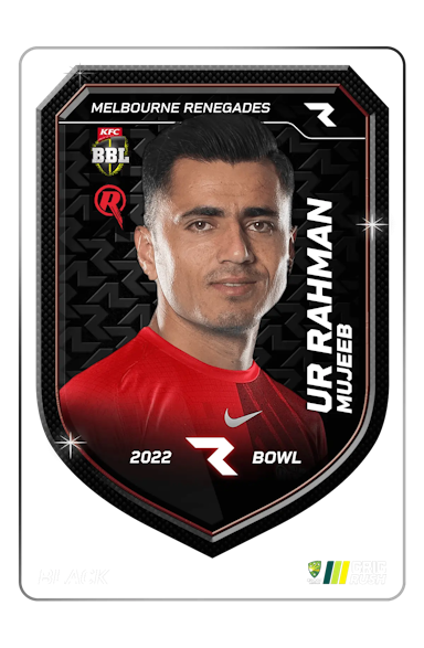 MujeebUr Rahman Player NFT Card