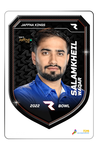 Waqar Salama kheil Player NFT Cards
